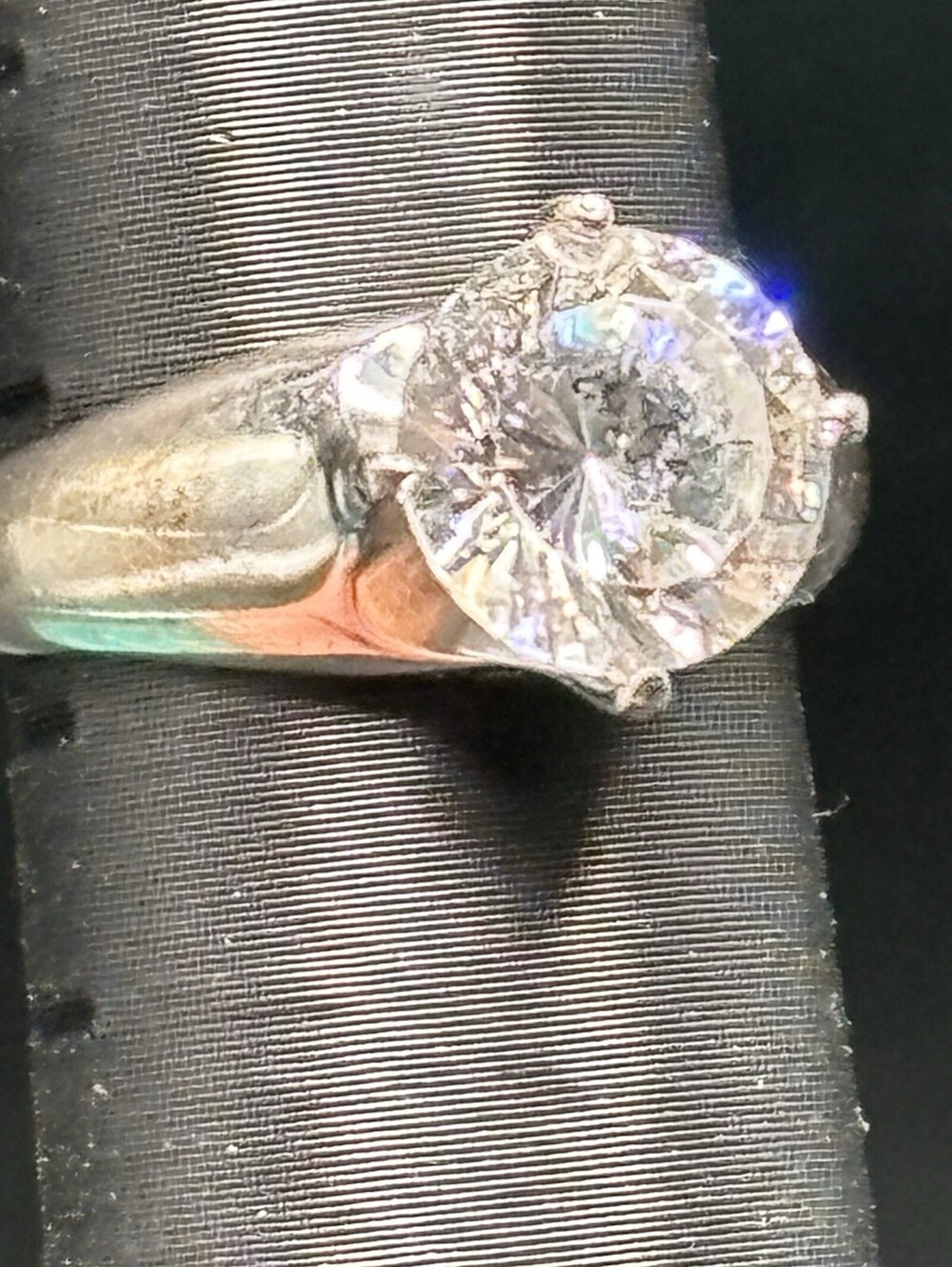 Evine Live Gem Insider .925 Ring CZ  Sterling Silver 6 1/4